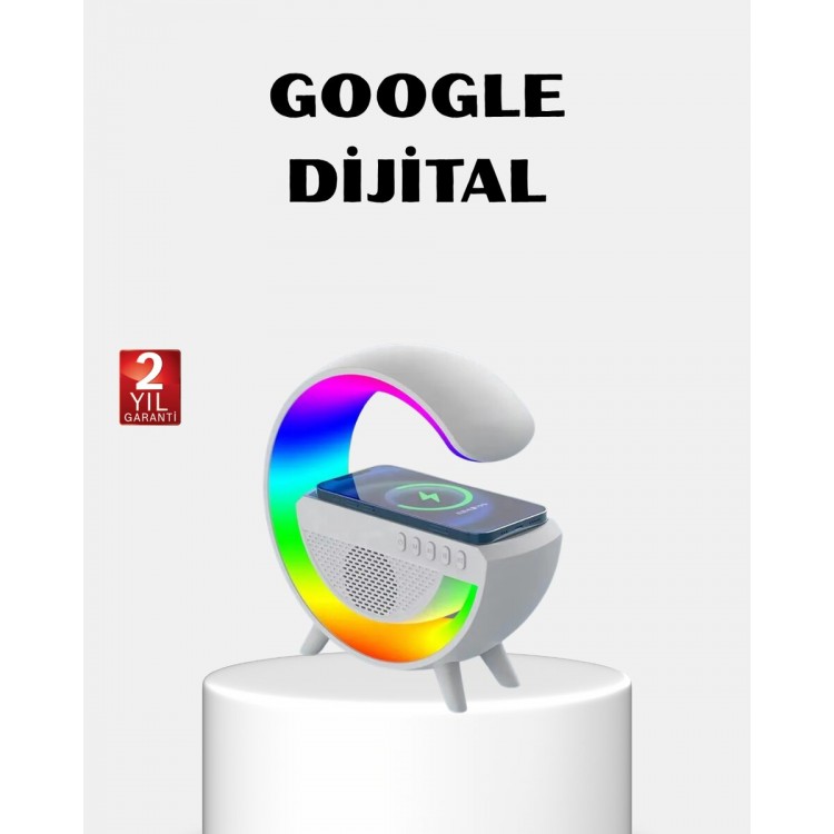 Wireless Charging Speaker with RGB Lights – FM Radio2.4GHz Night Light