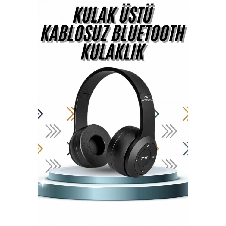 On-Ear Bluetooth Headset High Sound Quality Adjustable