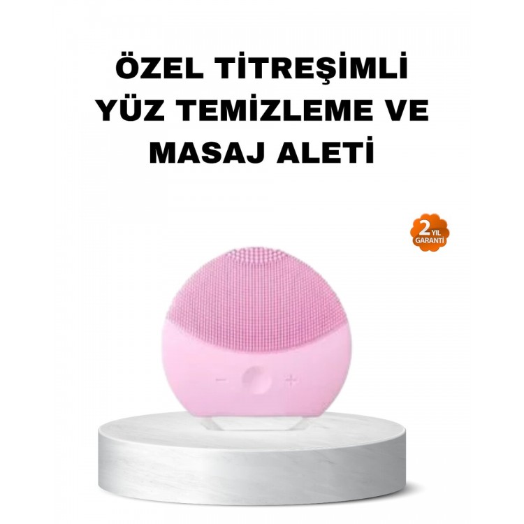 Silikon Yüz Temizleme ve Masaj Aleti – Su Geçirmez Taşınabilir ve Cilt Dostu