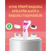 Wireless Rechargeable Epilation Device with 4 Heads