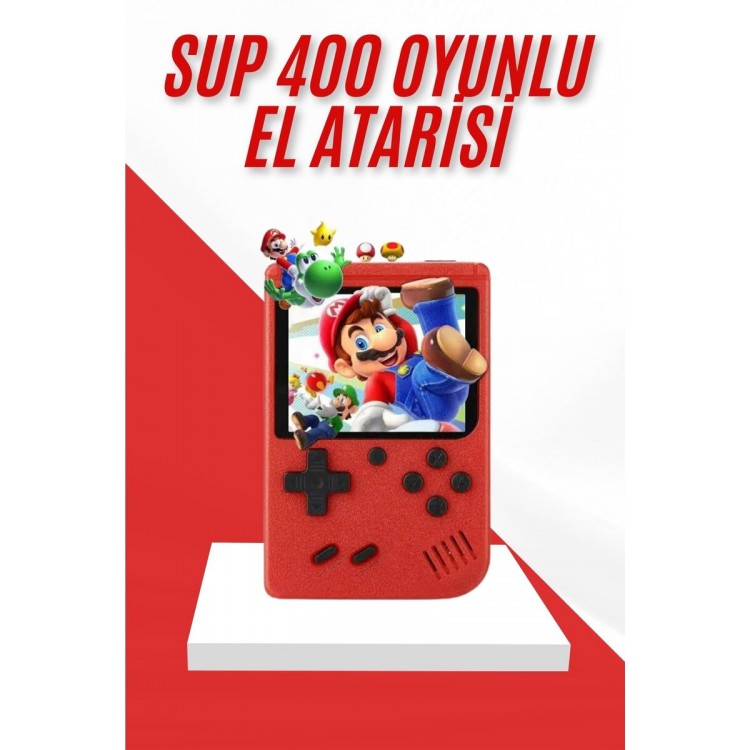 Mini Arcade Gamebox with Nostalgia Games Handheld with 400 GamesAtarisi