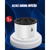 Bu 3D alev ışıklı aromaterapi makinesi, modern teknoloji ve doğadan ilham alan tasarımıyla yaşam alanlarınıza huzur katar. 360 ml geniş su haznesi, uzun süreli çalışmayı mümkün kılar.Yüksek frekanslı ultrasonik atomizasyon teknolojisiyle su ve uçucu yağla