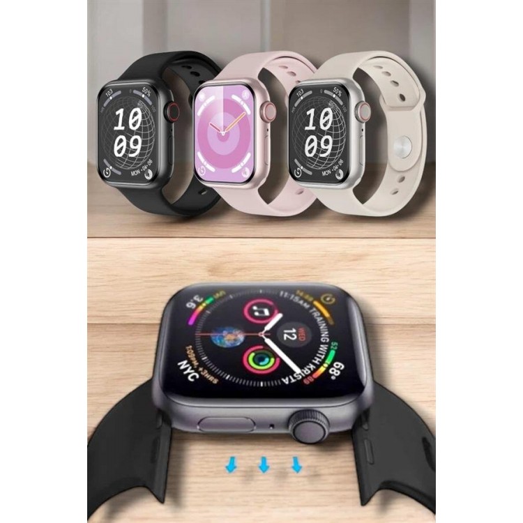 Smart Watch Pedometer Heart Rate Monitoring TouchBluetooth Connected