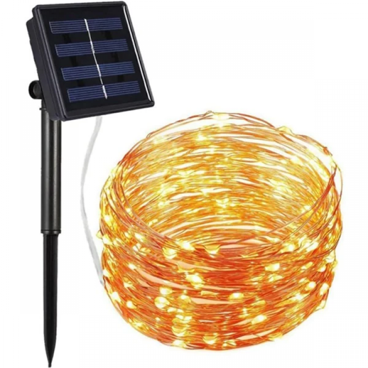 ALLY Solar Solar Powered Outdoor Garden Lighting WaterWaterproof：No Led 10M-(5775)