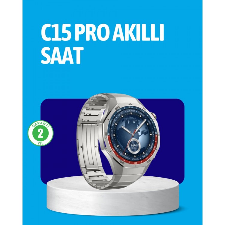Resistant Rechargeable Smart Watch with Band