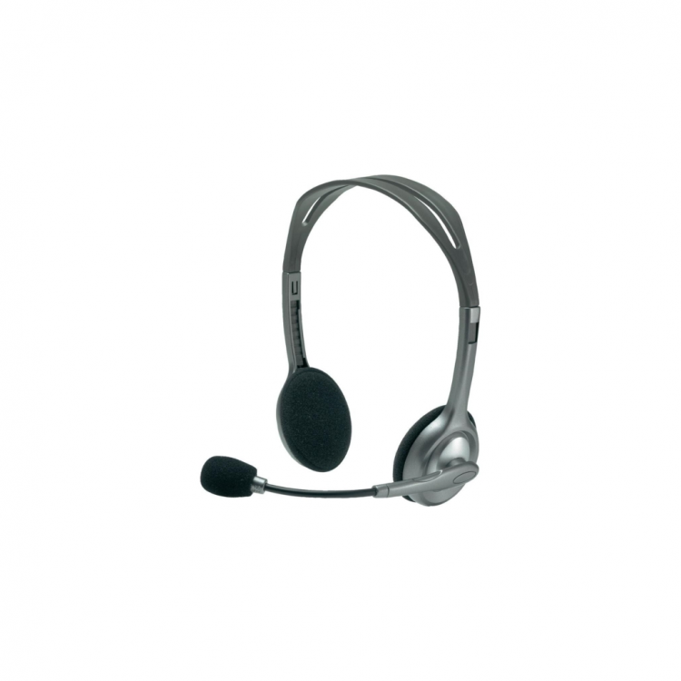 LOGITECH H110 981-000271 35mm Jac Çağrı Merkezi Ofis Toplantı Konuşmacı Tipi Microfonlu Kulaklık(1923)