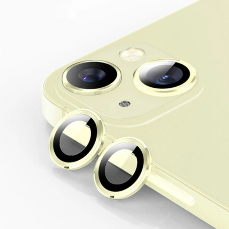 ALLY iPhone 15/15 Plus Tempered Camera LensProtection Glass-(5775)