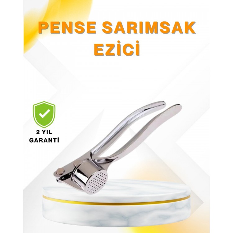 Metal Sarımsak Ezici Ergonomik Tutma ve Güçlü Presleme