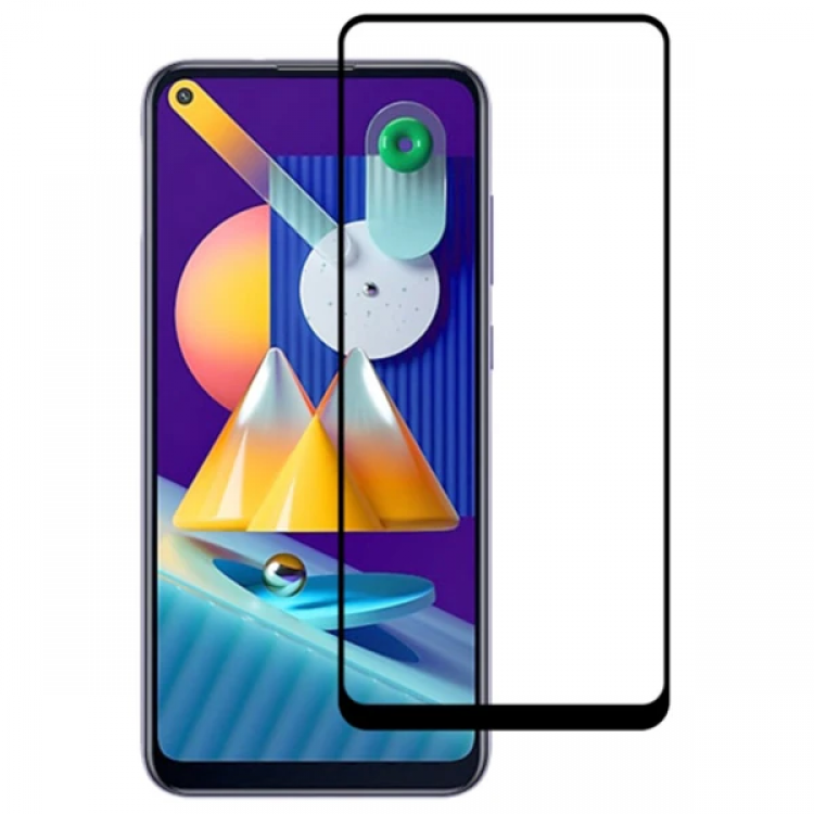 ALLY SM Galaxy M11 Full Glue Tempered GlassScreen Protector-(5775)