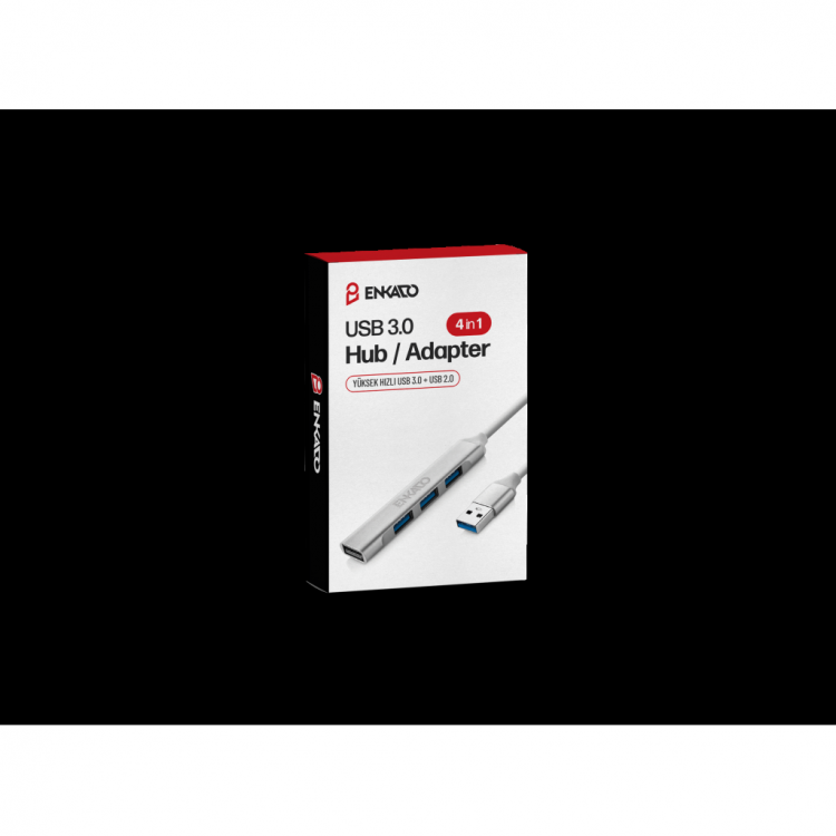ENKADO EKD-UH60 USB3.0 to 3xUSB 2.0 1xUSB 3.0 Metal USB HUB(1923)
