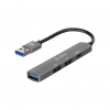 S-LINK SW-U322 USB3.0 to 2xUSB 2.0 1xUSB 3.0 1xType-C Metal USB HUB(1923)
