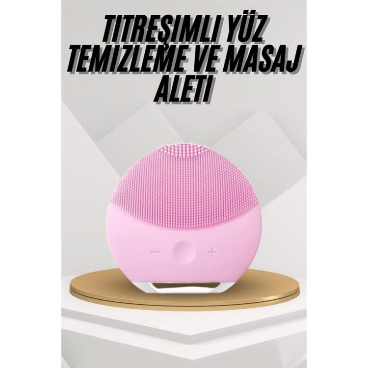 Hassas Ciltlere Özel Titreşimli Yüz Temizleme ve Masaj Aleti