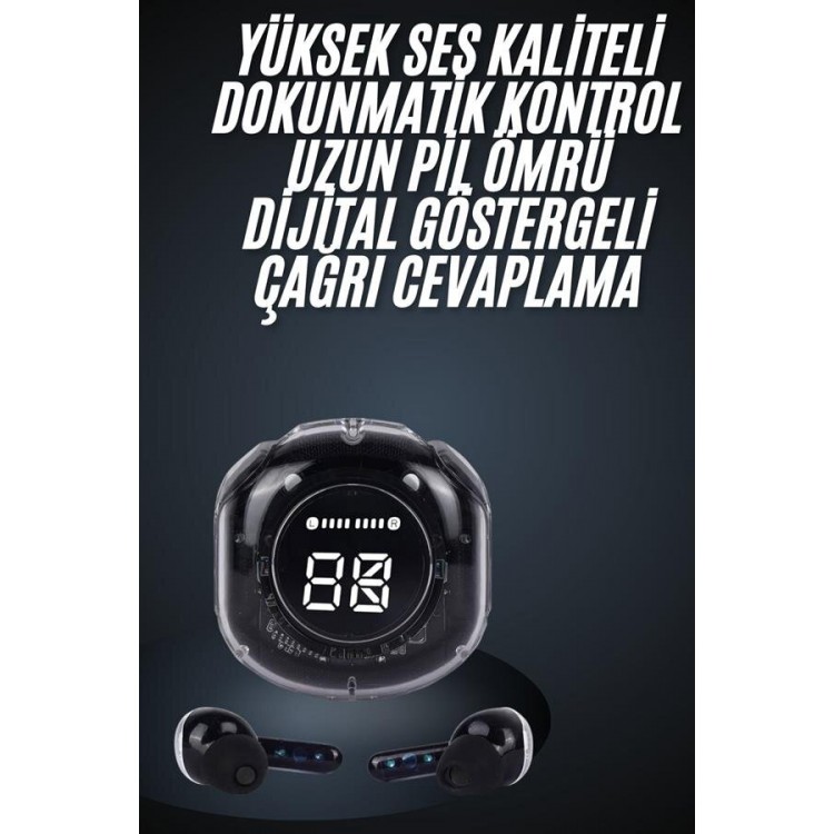 Kablosuz Bluetooth Kulaklık Hifi Ses Kalitesi ve Mikrofonlu