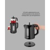 Çaycı Glass Teapot 1800W Powerful and Keeps WarmElectric Tea Maker