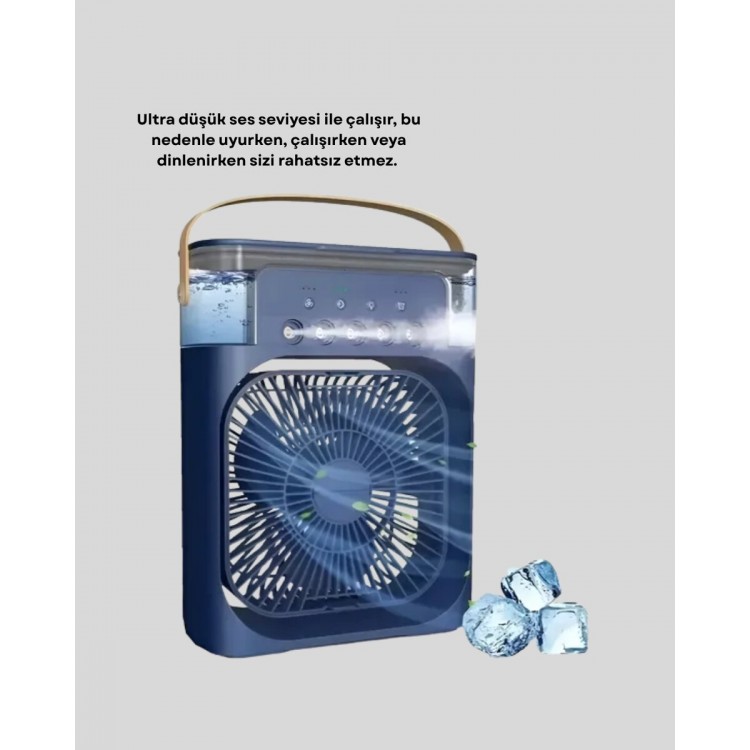 Turbo Fan Teknolojili Sessiz ve Güçlü Soğutma Masası Vantilatör