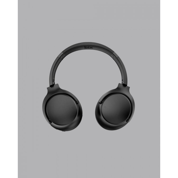 Bluetooth 5.0 Siyah Kablosuz Kulaklık 18 Saat Batarya Katlanabilir Tasarım