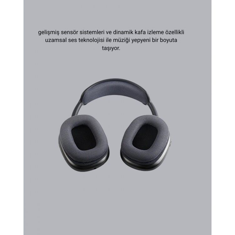 Bluetooth 5.0 Kulak Üstü Kulaklık – Gürültü Engelleme Uzamsal Ses Hızlı Şarj