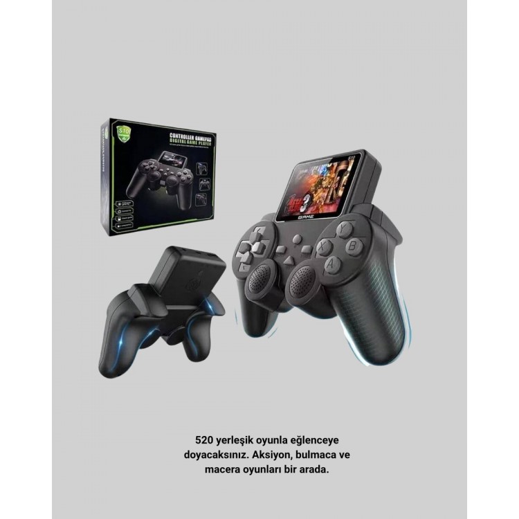 Portable Retro Handheld Console with 500 Built-in Games-2.4 inch Color Screen