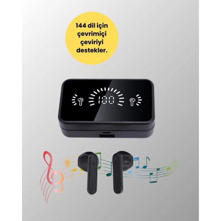 Bluetooth 5.1 Destekli  bluetooth kulaklık – ANC ve Stereo Sesli