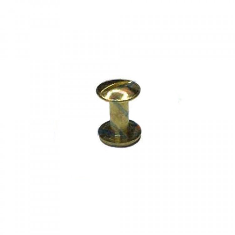 Cilt Menü, Katalog, Kartela Vidası, 9 mm - Sarı, 1 Adet