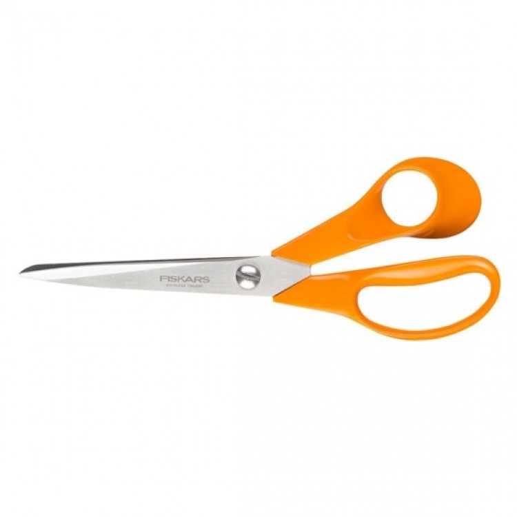 Fiskars 9863 M206 Kumaş Deri ve Karton Makası No: 9,5 inç / 24 cm - Paslanmaz Çelik