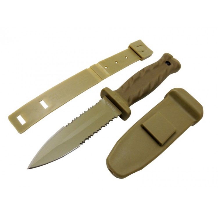 Gerber Knives S30V Haki Bıçağı 22cm - Testere Detaylı, Kılıflı