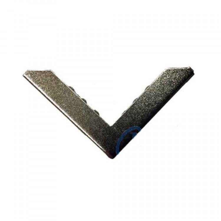 Kitap, Kapak, Menü, Albüm Köşesi, Büyük - 23x40mm, Nikel, 500 Adet