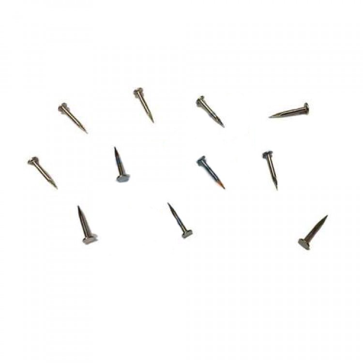 Klips, Menteşe, Ayağı Çivisi 9mm Çelik - Nikel 100gr