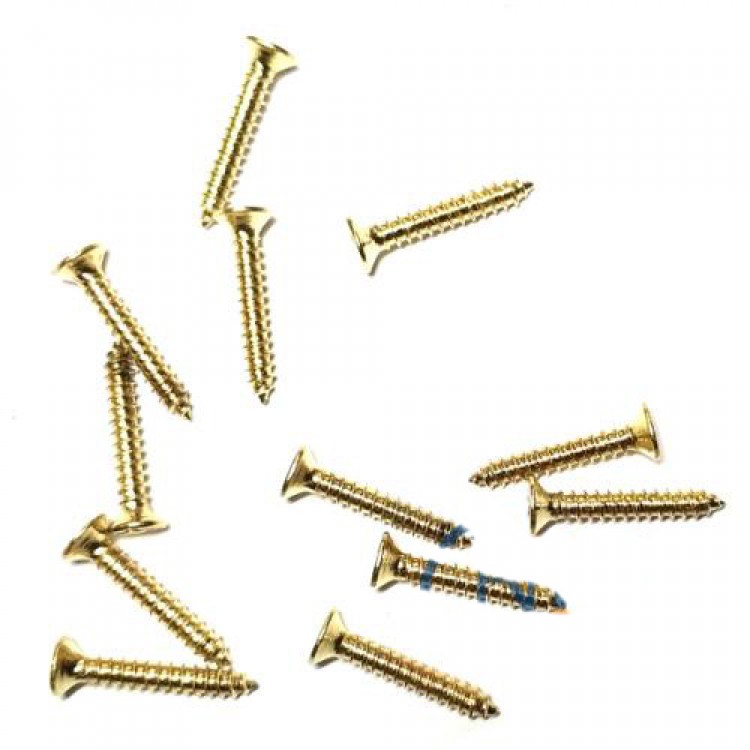 Klips, Menteşe, Ayak, Ağaç, Sunta Vidası 2,2x13 mm - Sarı 100 Adet