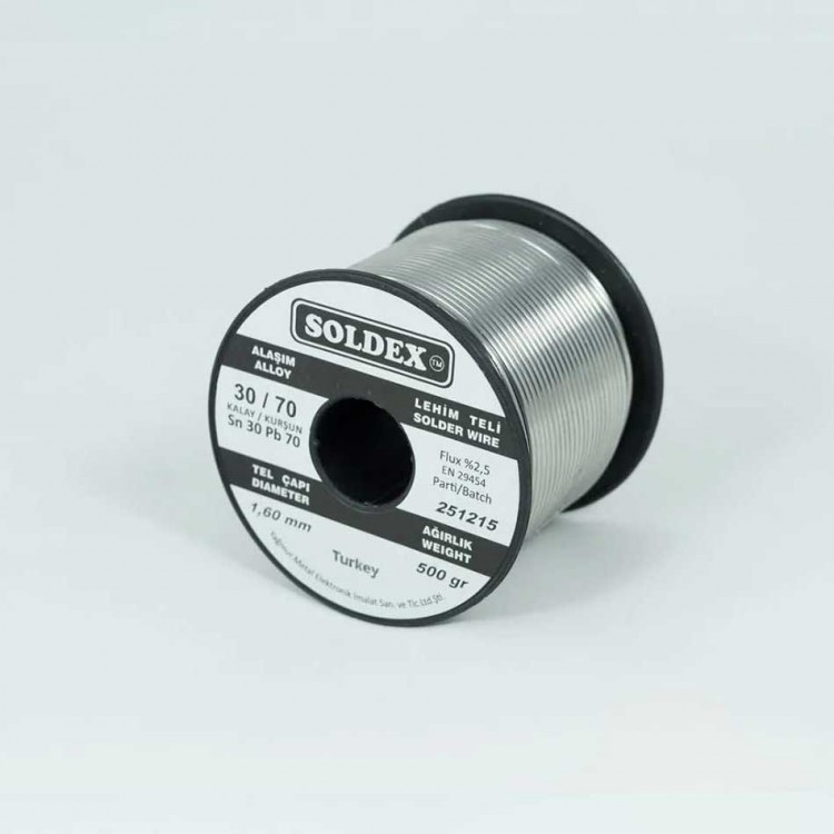 30-70 Solder Wire 500 Gr 1.6 mm