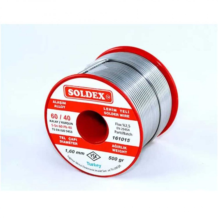 60-40 Solder Wire 500 Gr 3 mm - Sn:60 / Pb:40