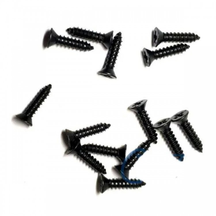 Klips, Menteşe, Ayak, Ağaç, Sunta Vidası 2,2x6,5mm - Siyah 1000 Adet