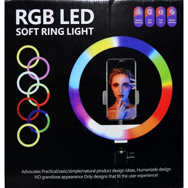 Adjustable RGB LED Light 26 Cm + 201 Cm Tripot Foot BLD03