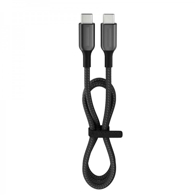 60 Watt 3A Usb-C To Type-C 1.2M Fast Charging Cable Black FC38
