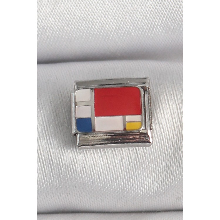 316L Çelik Gümüş Renk Karışık Renk Portre Model Nomination Charm TJ-BC1390