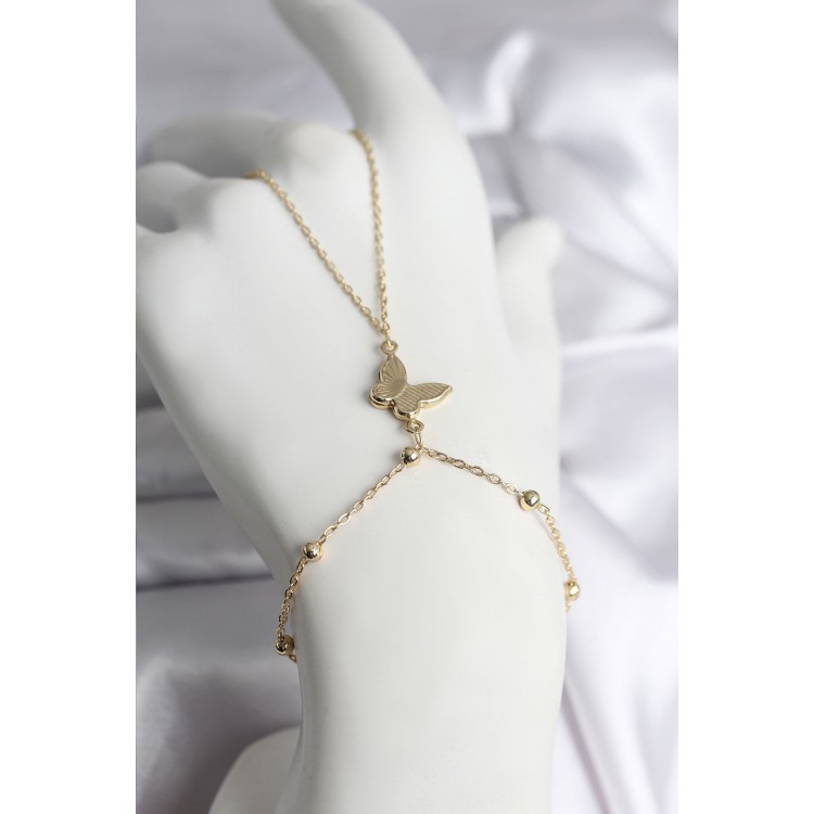 316L Çelik Gold Renk Model Kadın Şahmeran - TJ-SN732