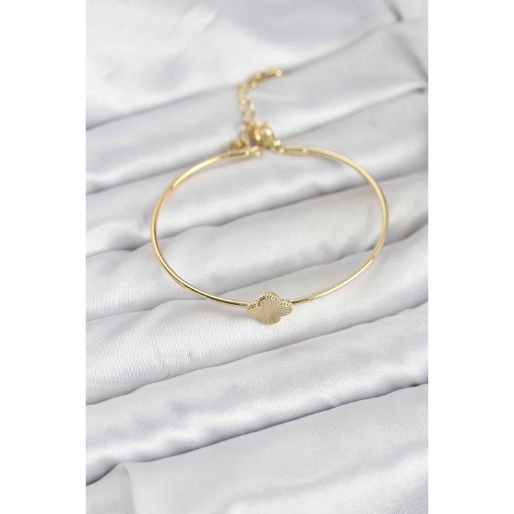 Yonca Model Gold Renk Kadın Bileklik TJ-BB8232