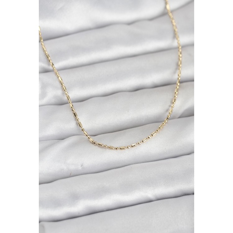 CM 14K Gold Renk Zincirli 60 cm Kadın Kolye TJ-BKO10938