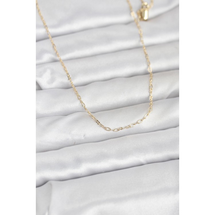 CM 14K Gold Renk 60 cm Zincirli Kadın Kolye TJ-BKO10944
