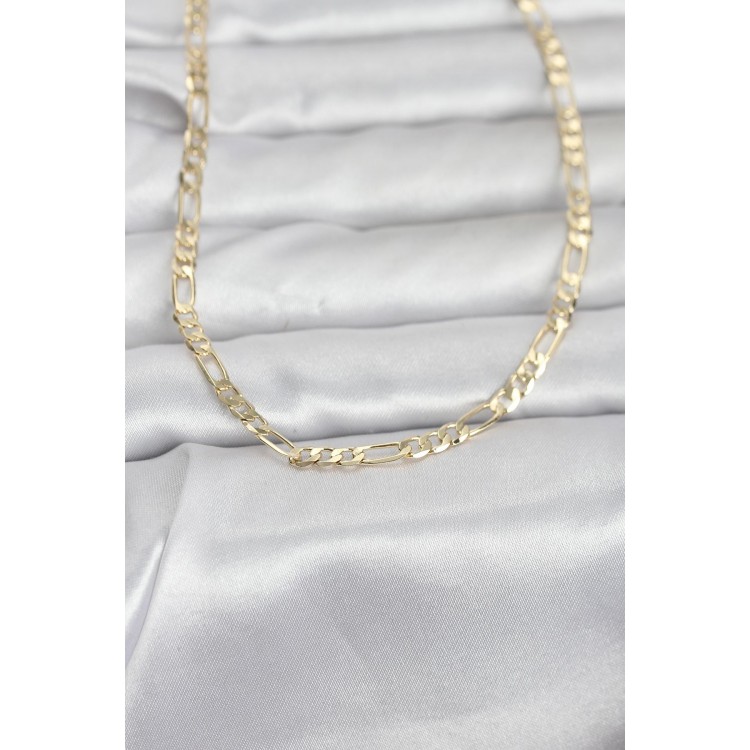 CM 14K Gold Renk Kuşgözü Zincir Model 60 cm Kadın Kolye TJ-BKO10962