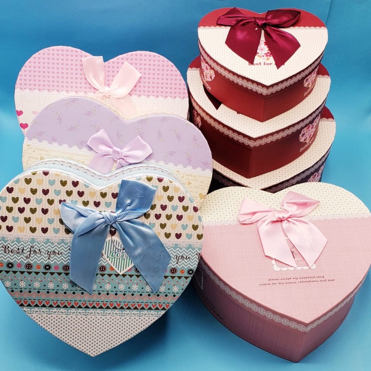 3-Piece Heart Gift Box