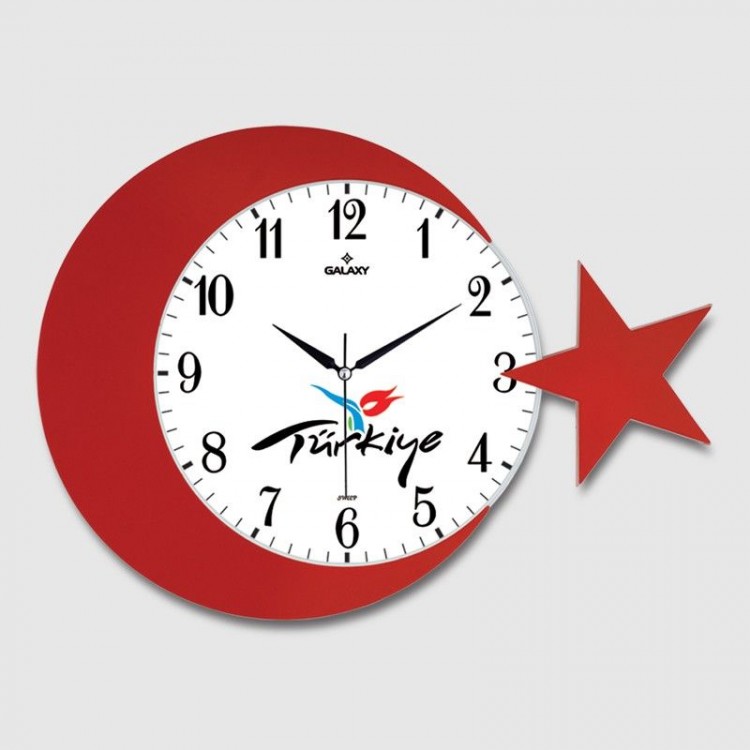 Ay Yildiz Duvar Saati 134-4