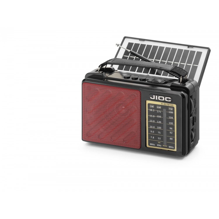 Çok Renkli̇ Nostalji̇k Kamp Ve Outdoor Solar Şarjli Tws Hoparlör H807BTDS