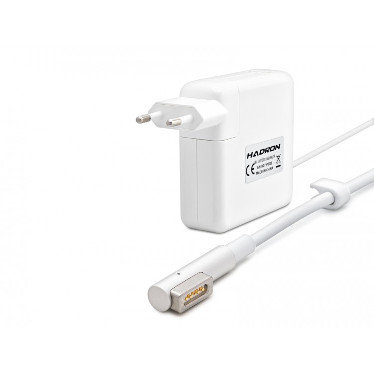 18.5V 4.6A 85W Laptop Adaptörü - L Tip - Macbook Uyumlu - Beyaz HD797