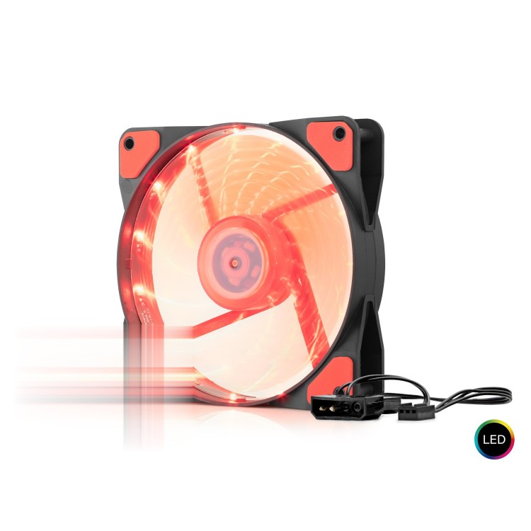 Kasa Fanı Led 12 Cm - Siyah HDX1520