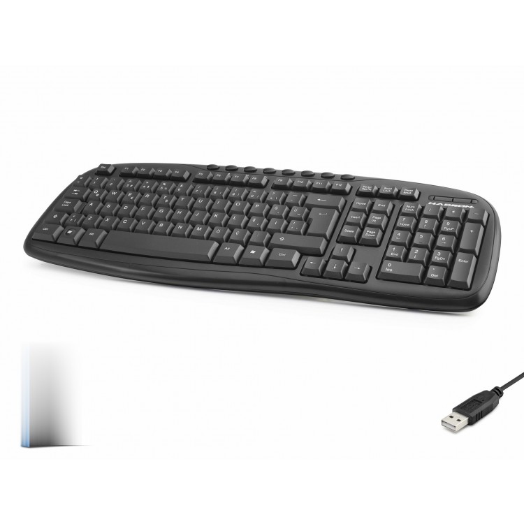 Multimedia Klavye - Siyah HDX2609