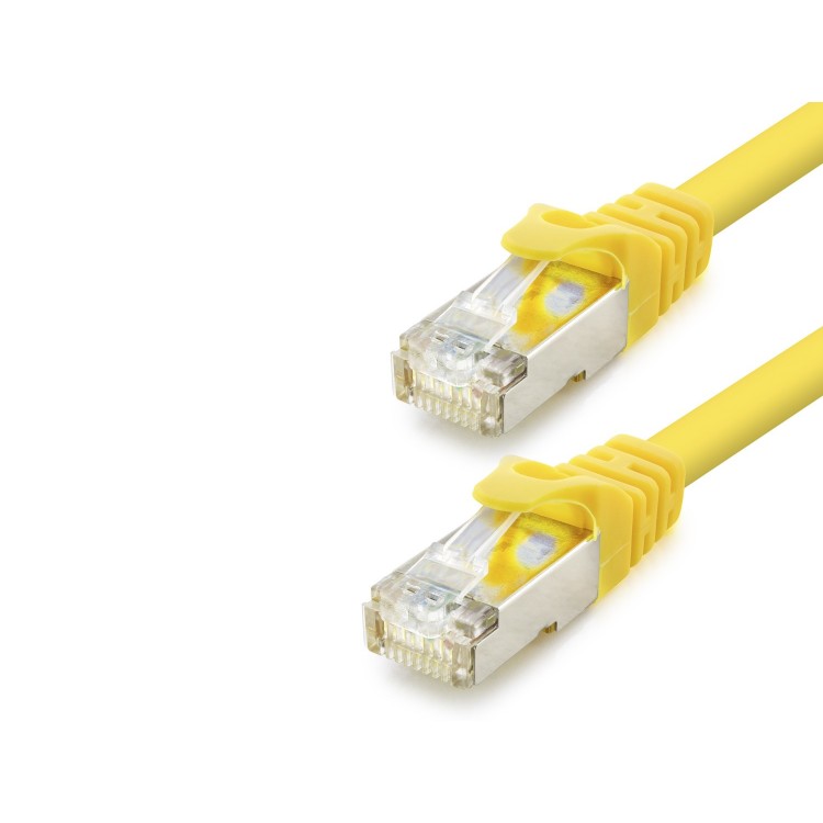 Cat7 Ethernet Patch Cable 10 Gbps 600 Mhz1.5M - Yellow HDX5104