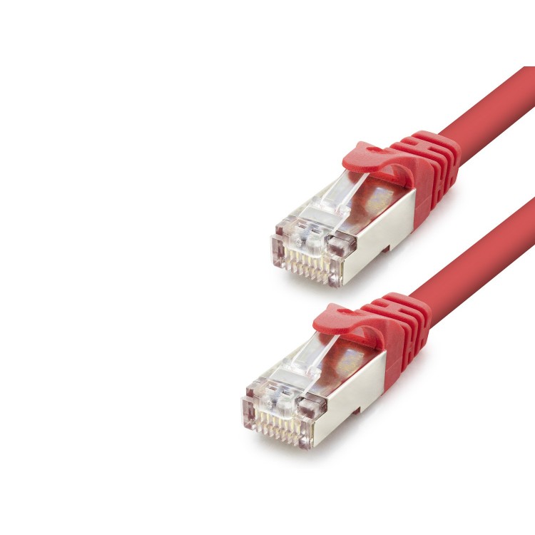 Cat7 Ethernet Patch Kablosu 10 Gbps 600 Mhz 1 M - Kırmızı HDX5107