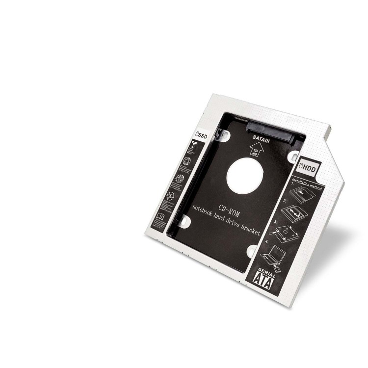 Hdd Caddy Kızak Ata 12.7 Mm Sılver HDX1754