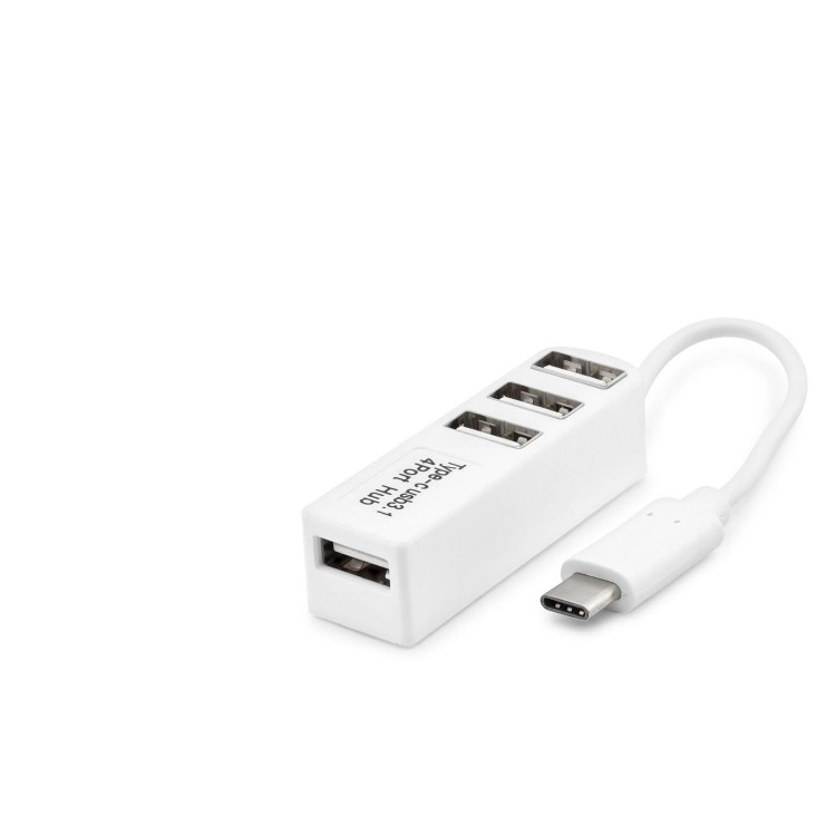 Type-C Hub 4*Usb Beyaz (Telefon Uyumlu) HDX7015